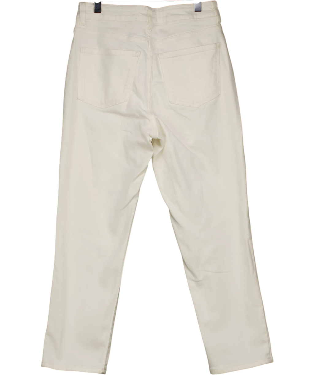 New Look Hannah Petite Ankle Grazer White Jeans UK 8 — Back