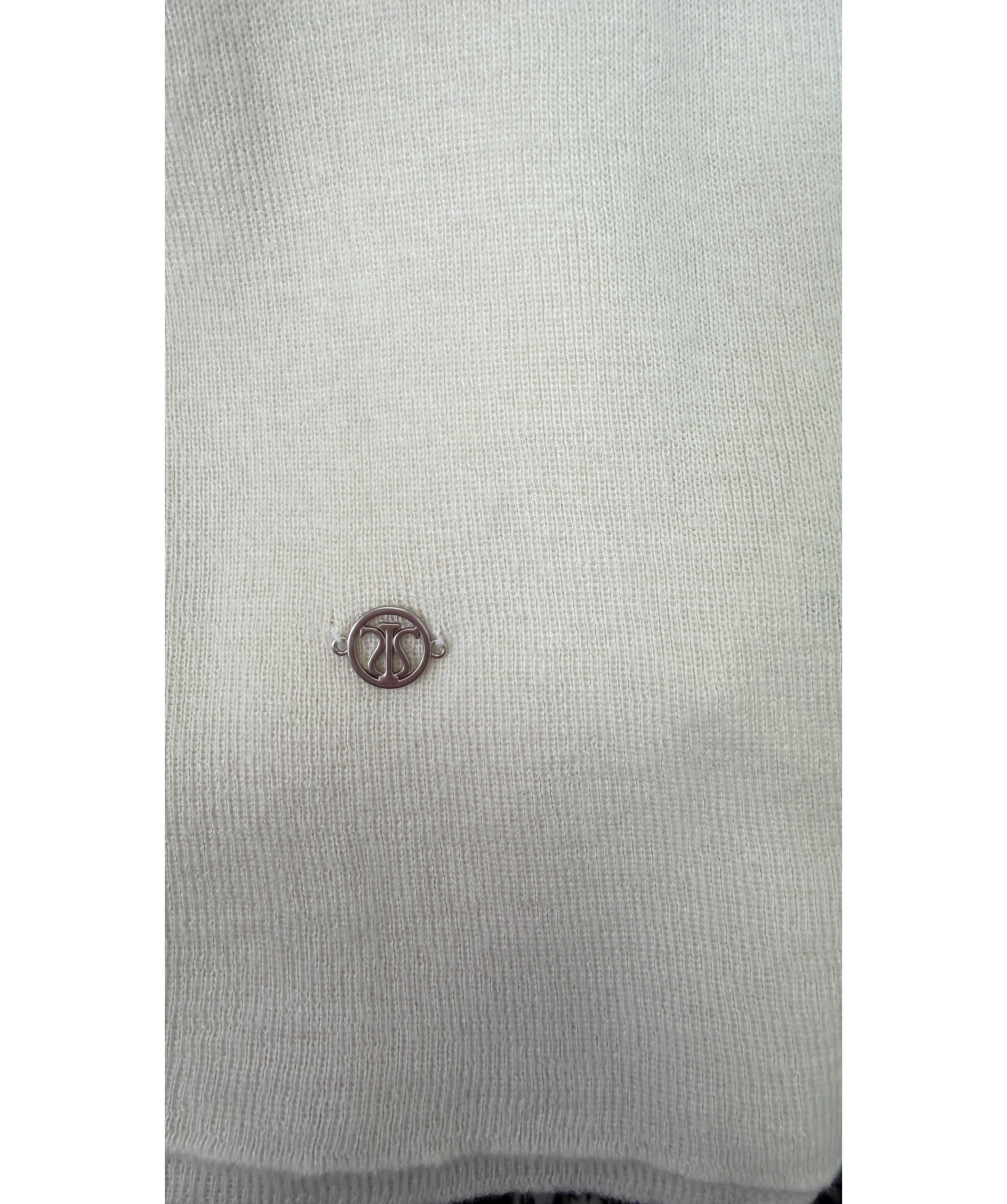 LILYSILK Seamless Silk-cashmere Blend Roll Neck Jumper Cream UK XS