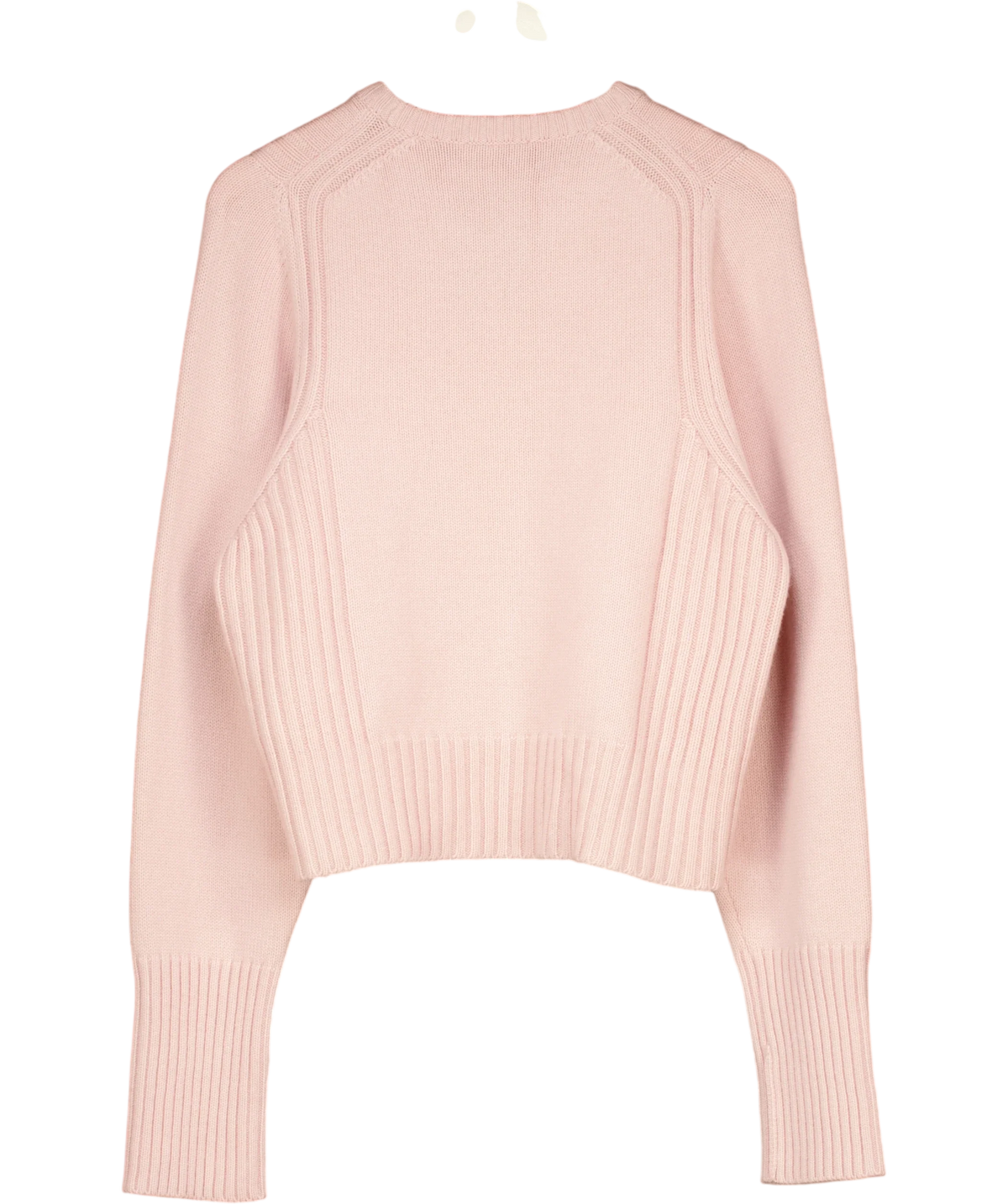 ME + EM Merino Cashmere Jumper + Snood Smoke Pink UK S — Back