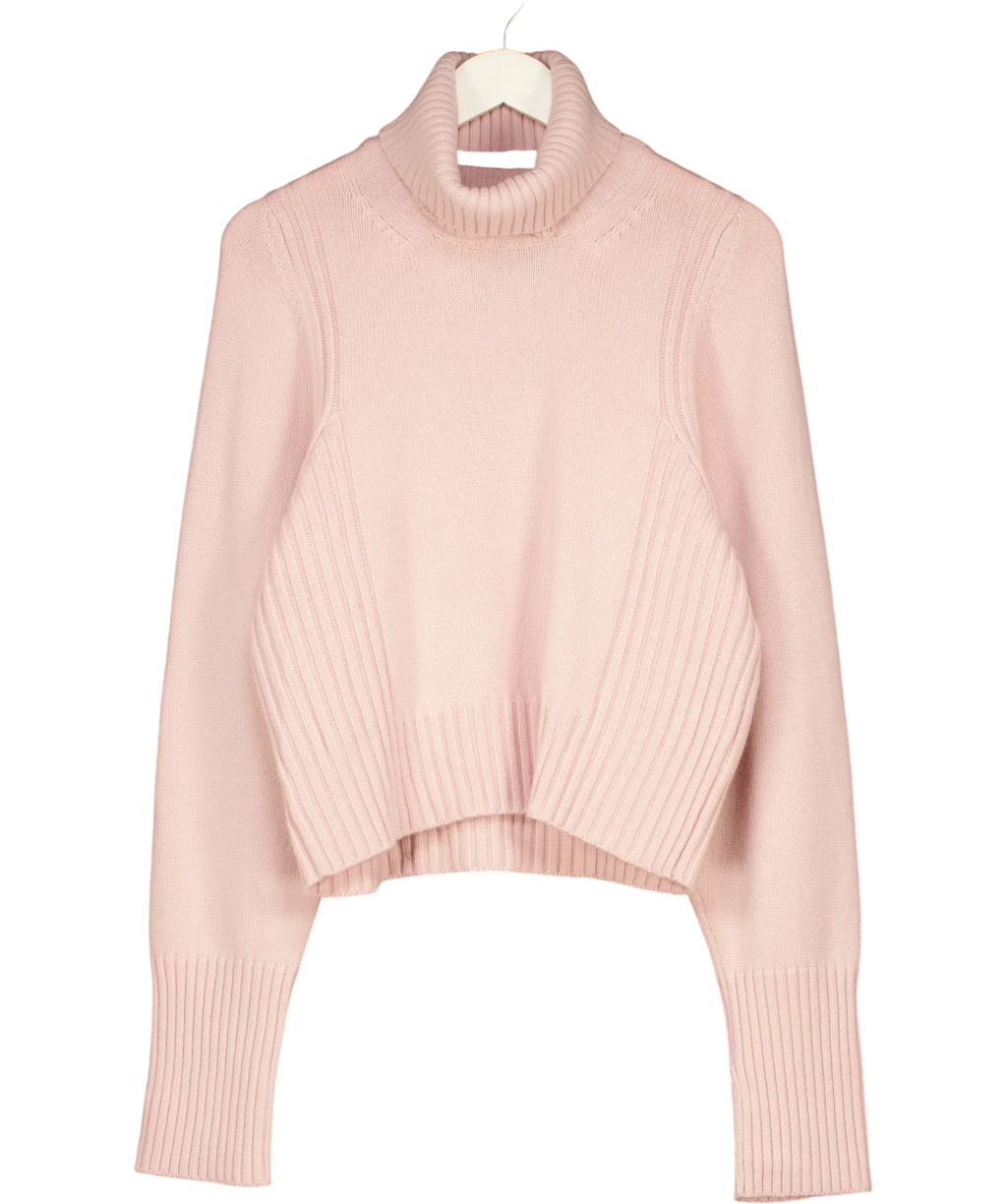 ME + EM Merino Cashmere Jumper + Snood Smoke Pink UK S — Extra shot