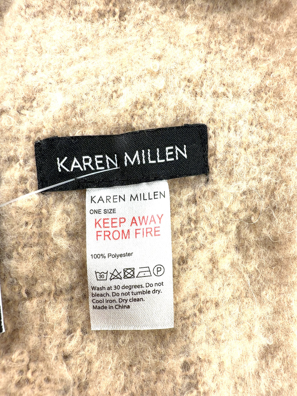 KAREN MILLEN Beige Colour — label
