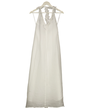 DISSH White Ramie Midi Dress UK 6