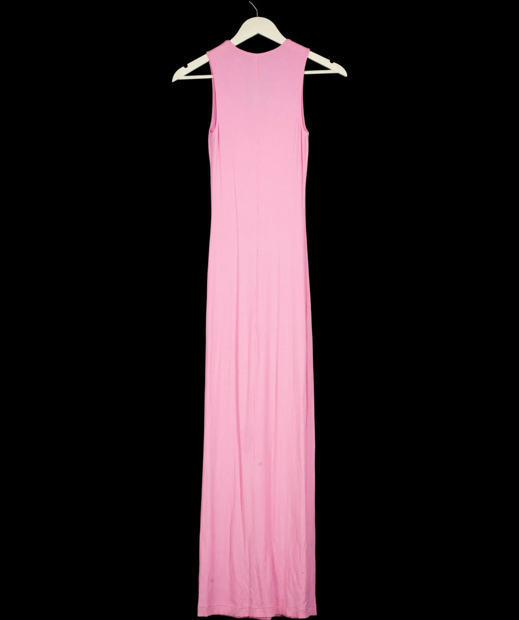 SKIMS Pink Soft Lounge Sleeveless Long Dress, size UK S — label