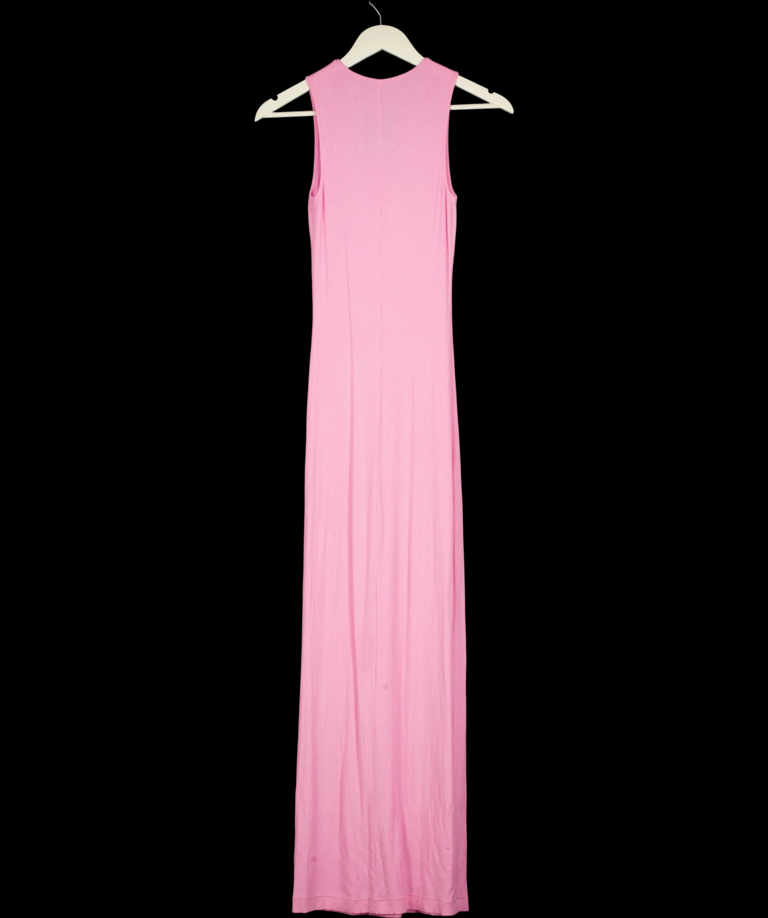 SKIMS Pink Soft Lounge Sleeveless Long Dress, size UK S — label