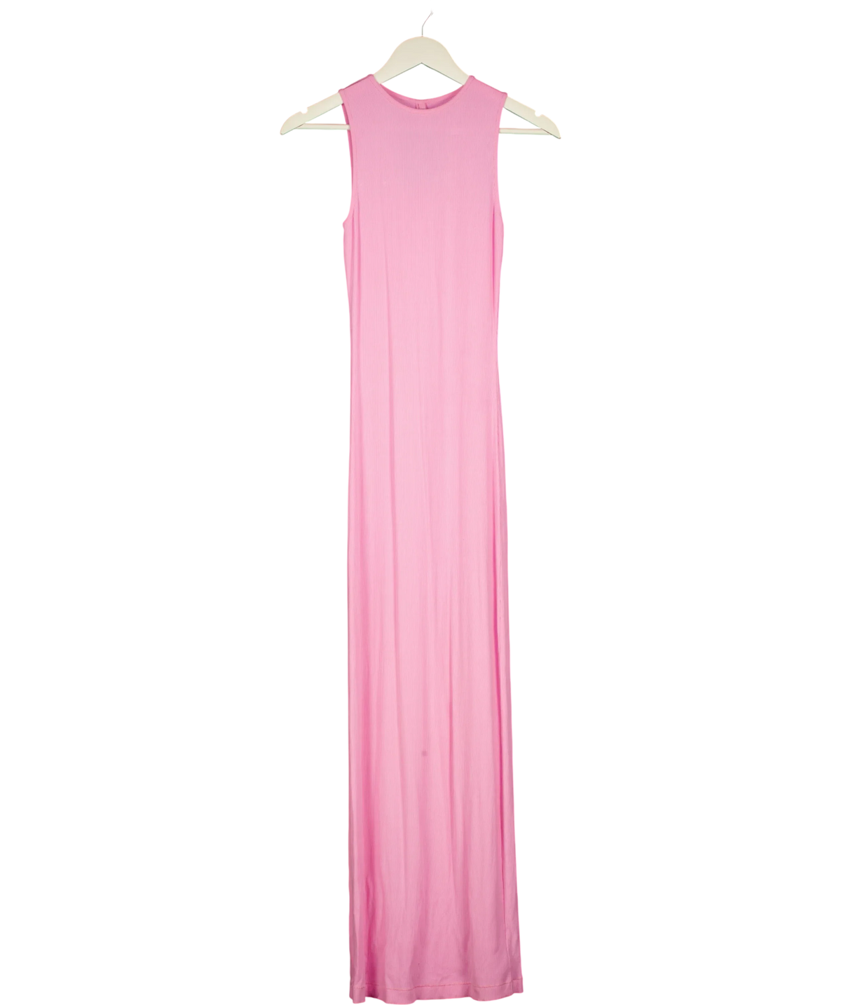 SKIMS Pink Soft Lounge Sleeveless Long Dress, size UK S — front