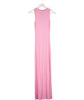 SKIMS Pink Soft Lounge Sleeveless Long Dress, size UK S — front