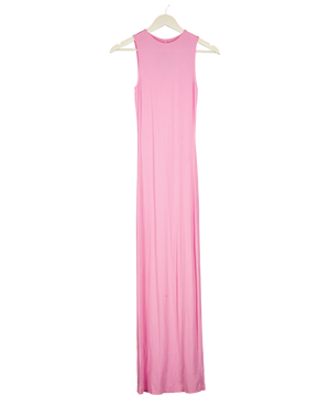 SKIMS Pink Soft Lounge Sleeveless Long Dress UK S