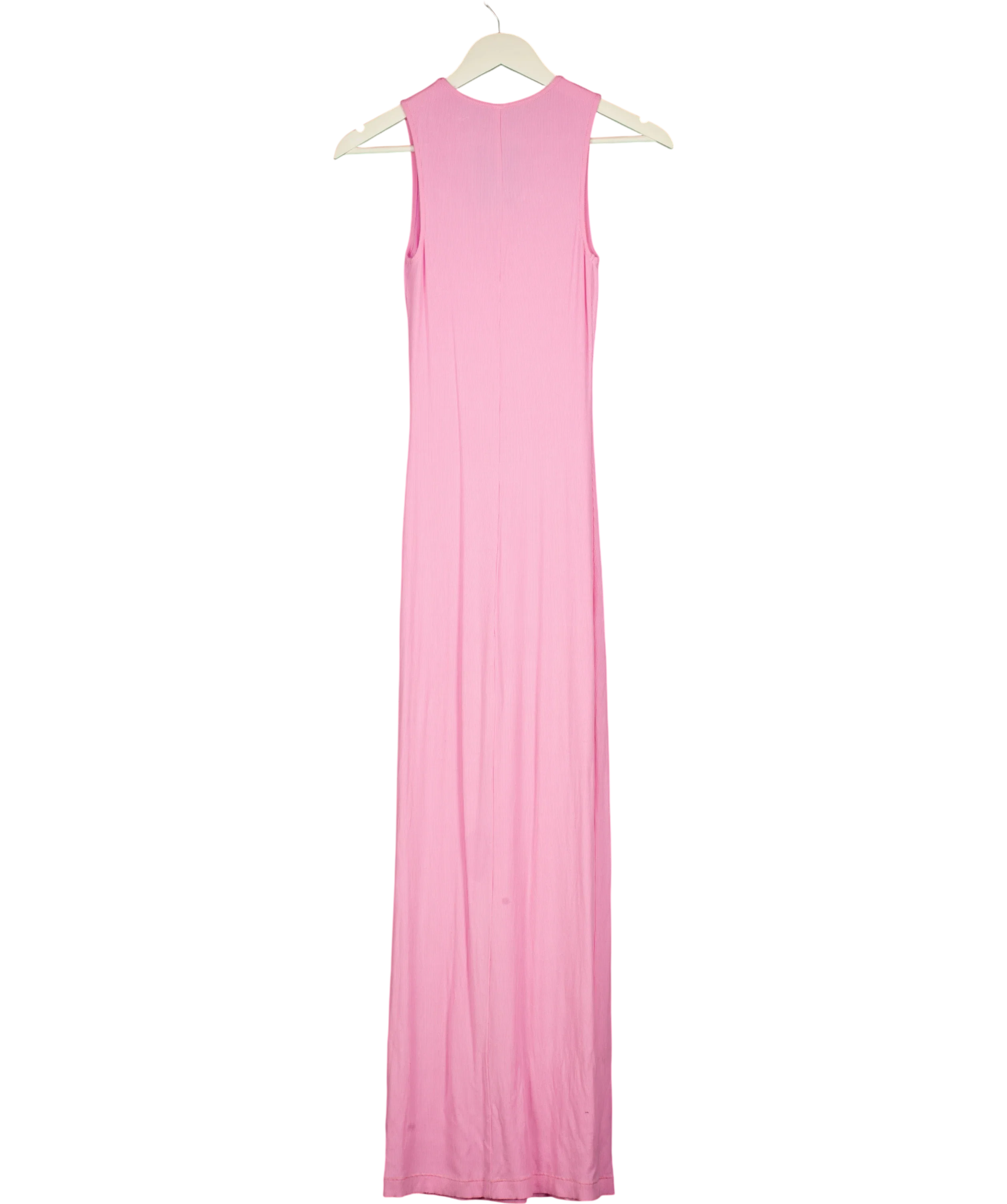 SKIMS Pink Soft Lounge Sleeveless Long Dress, size UK S — back