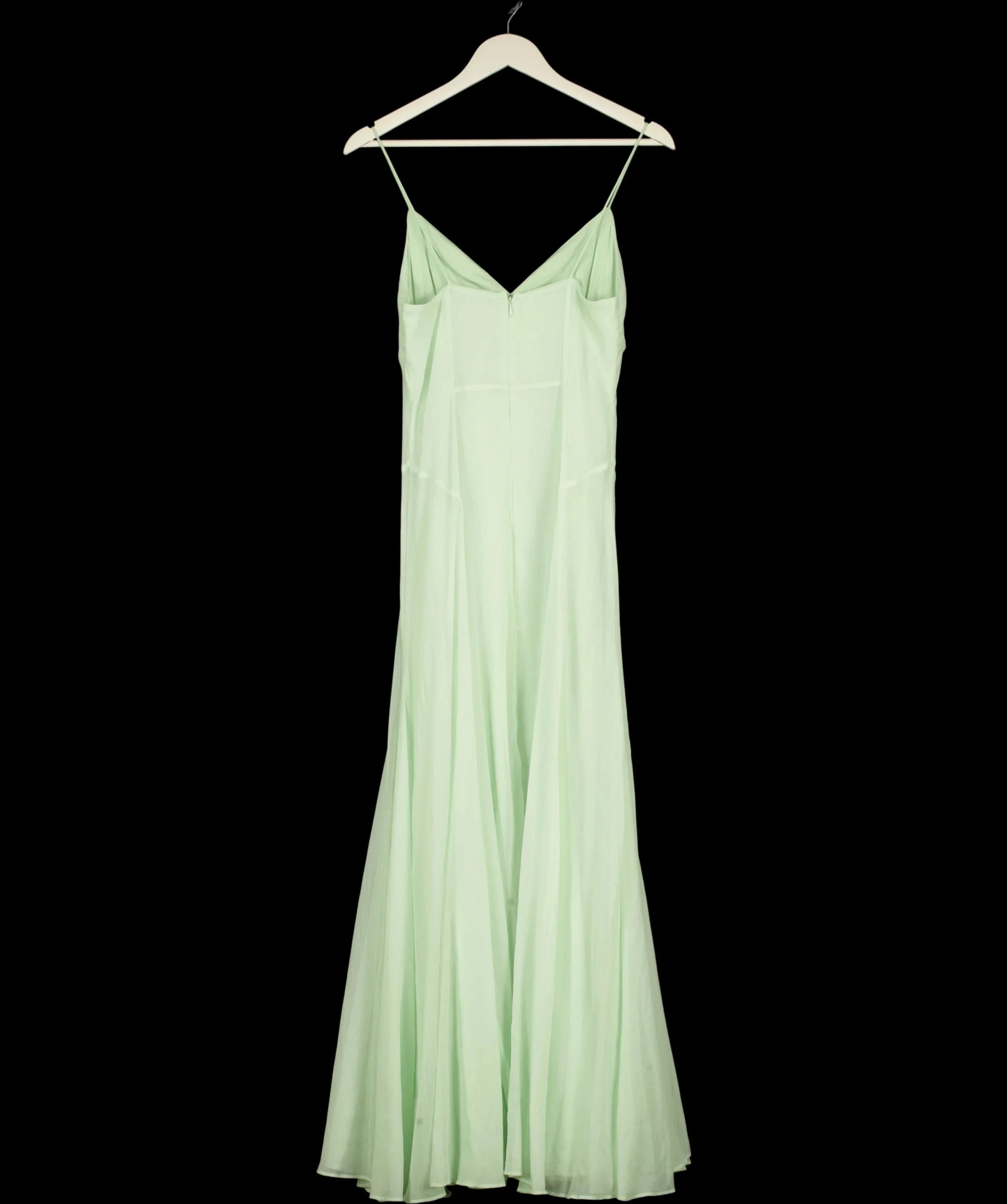 KAREN MILLEN Green Crystal Embellished Midi Dress Green, size UK 6 — label