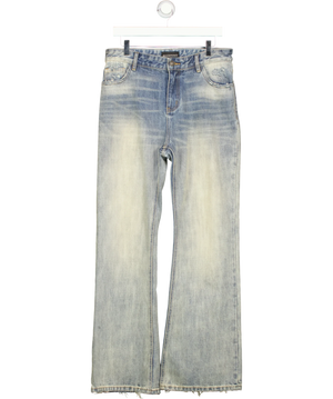 Mason Prince Blue And White Distressed Jeans UK M