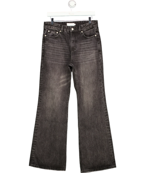 Willian Look Black And Grey Acid Wash High Rise Jeans UK M
