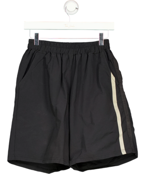 Blue Bucket Black And White Contrast Stripe Shorts UK M