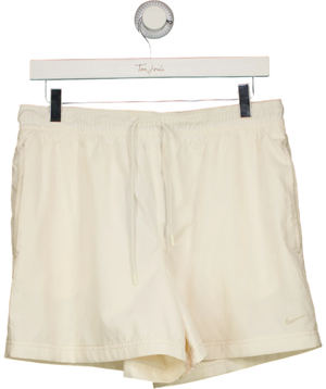 Nike Cream Drawstring Running Shorts UK M