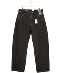 levis Black Baggy Barrel Jeans, size W30 — front
