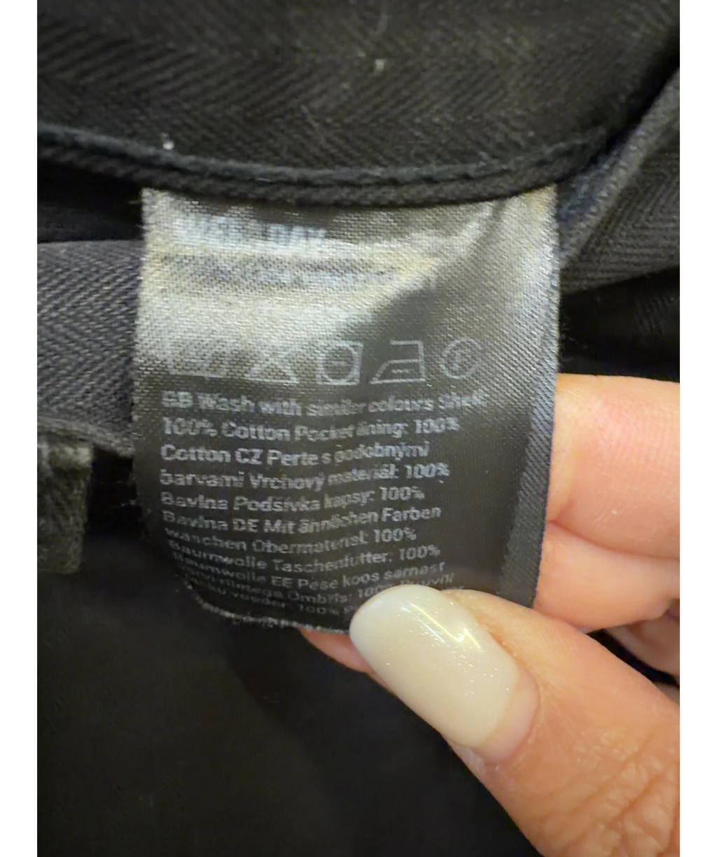 Weekday Black Colour, size W36 — label