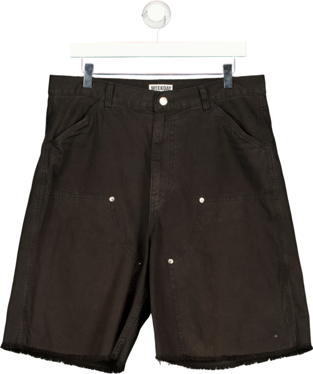 Weekday Black Colour, size W36 — front