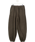 taptaptap brown fleece sweatpants, size UK M — front