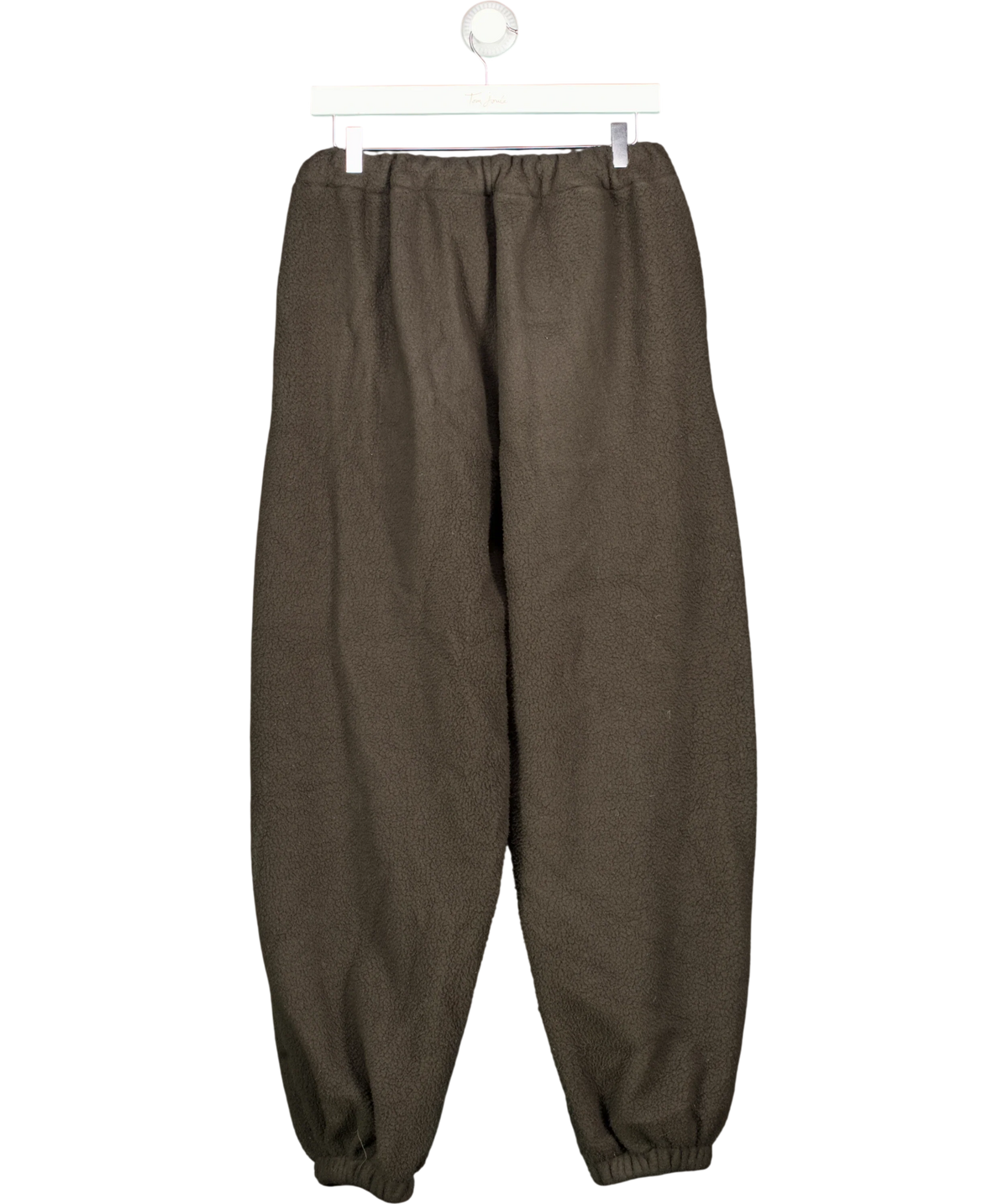 taptaptap brown fleece sweatpants, size UK M — back