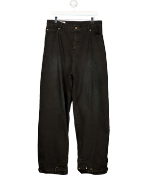 Kaive Black Acid Wash Jeans UK M/L