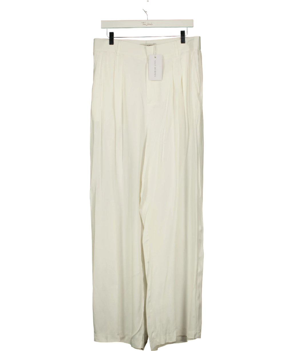Salt Murphy Cream Benjamin Trousers, size UK 32 — front
