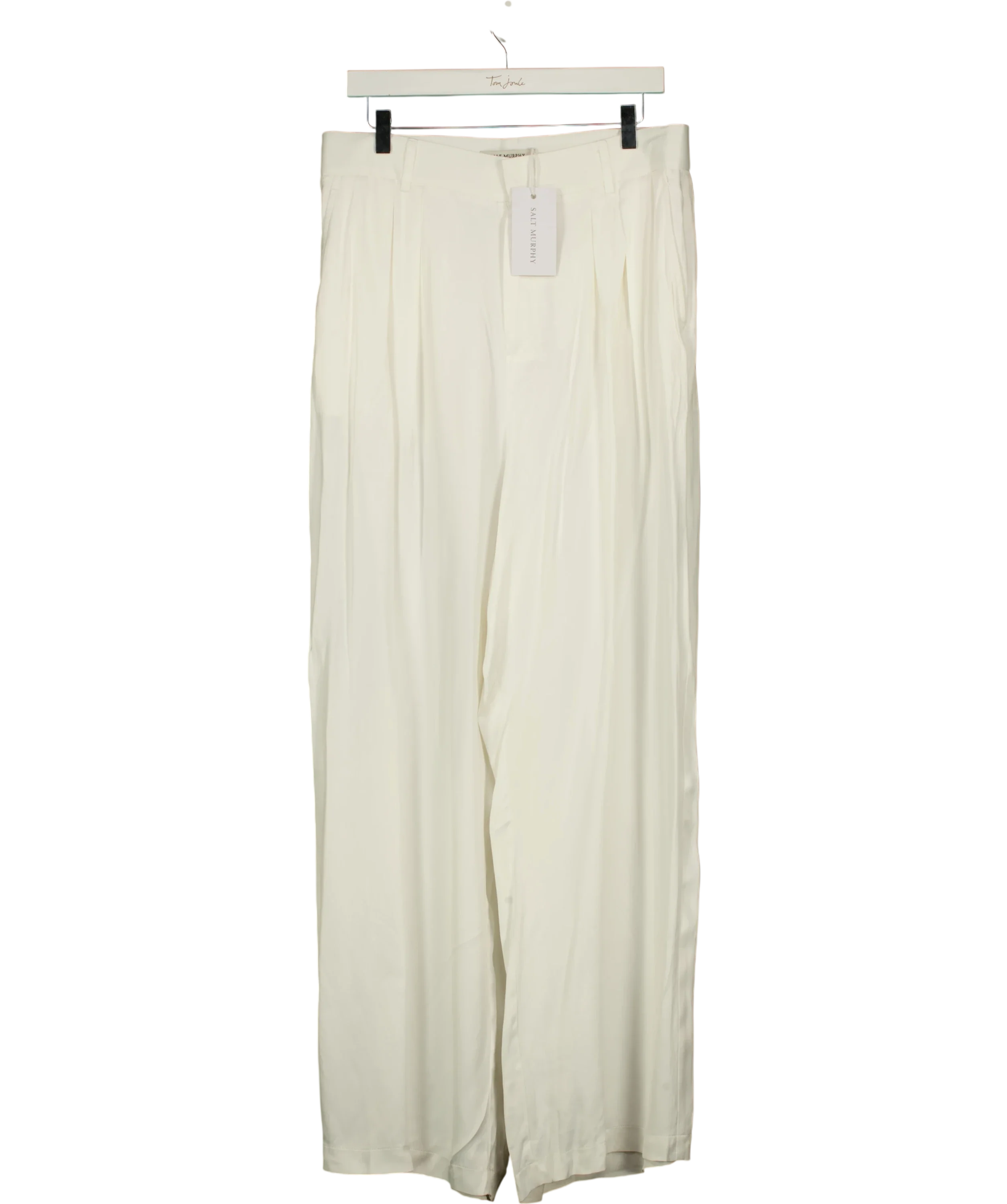 Salt Murphy Cream Benjamin Trousers, size UK 32 — front
