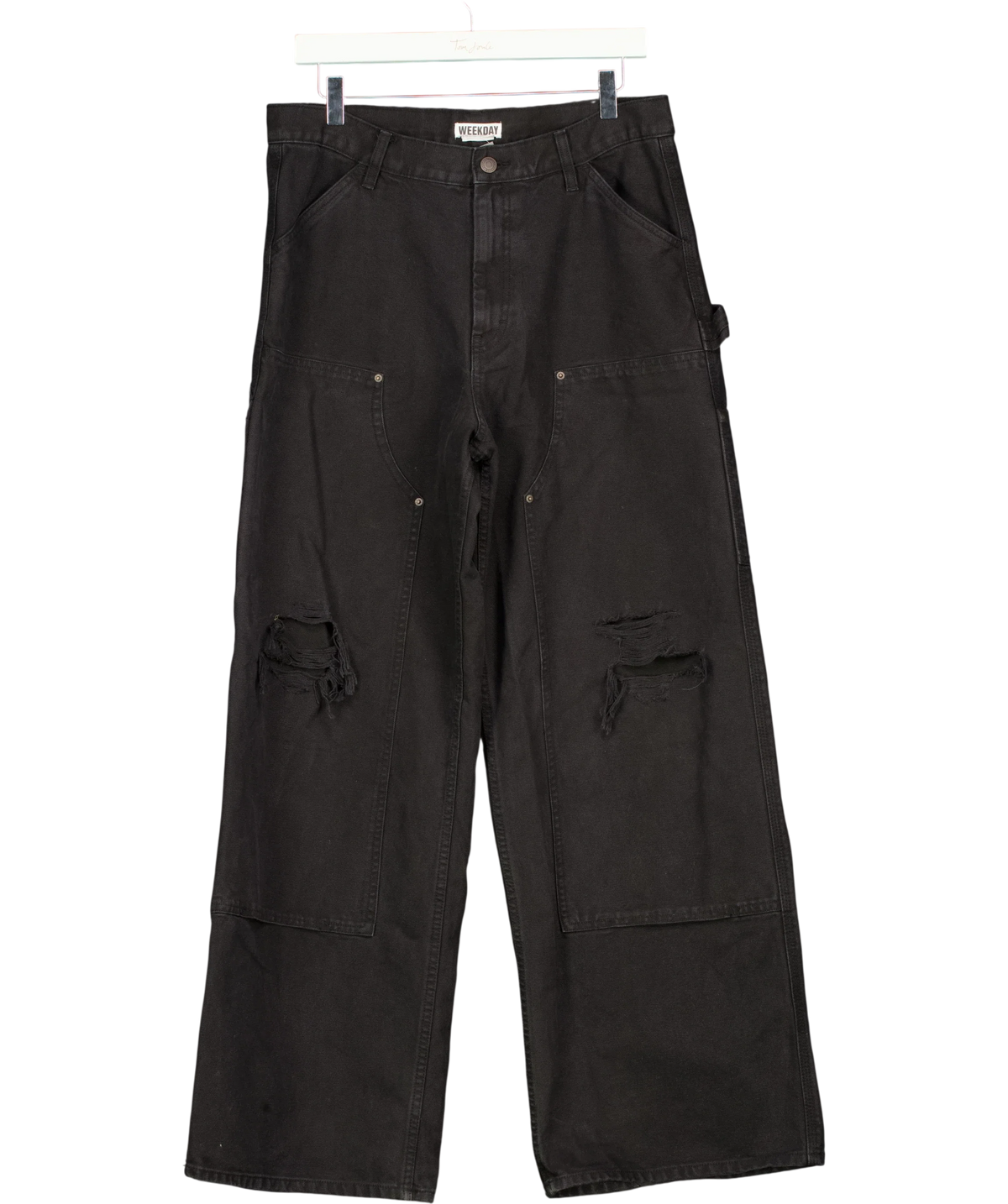 Weekday Black Colour, size W30 — front
