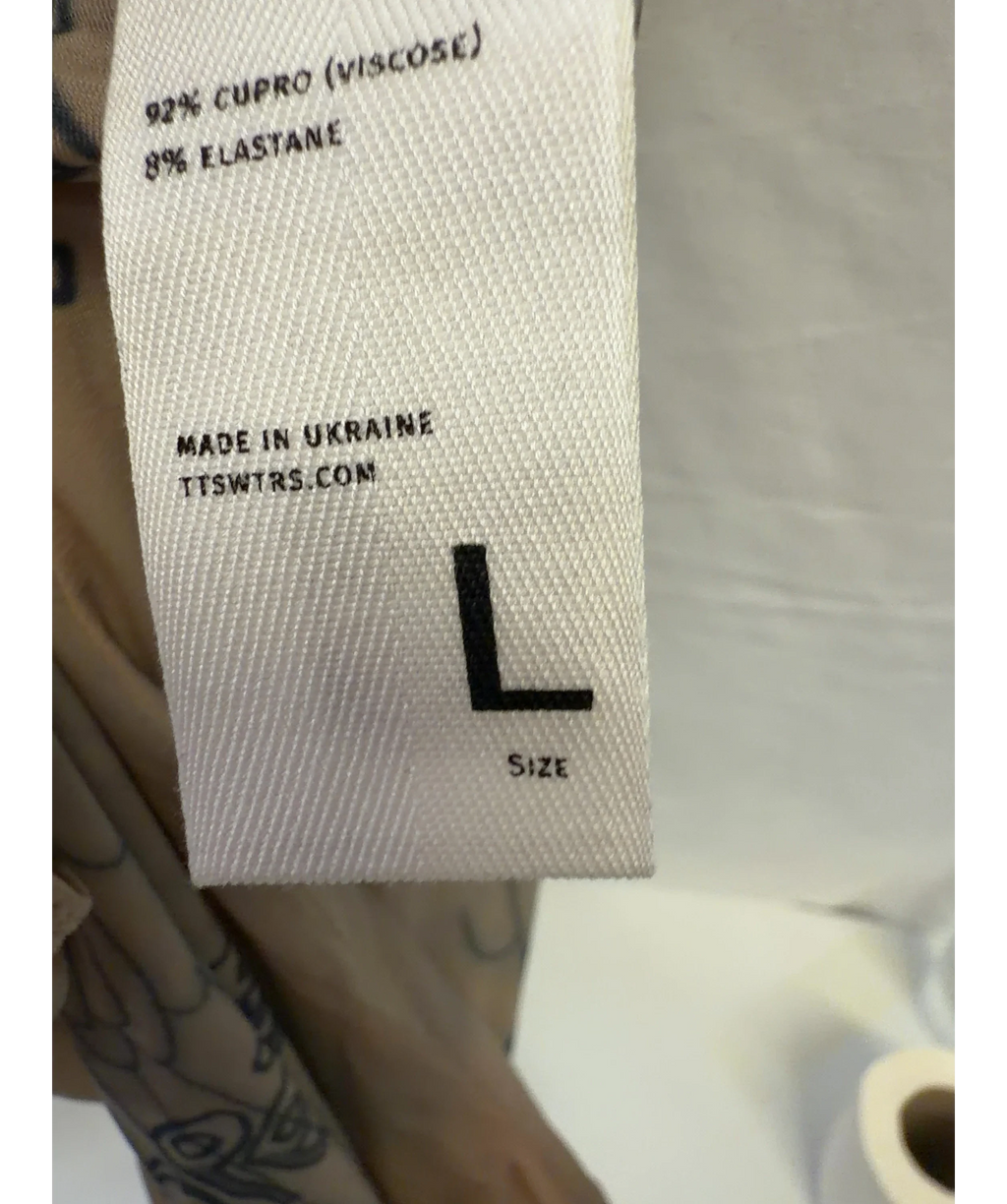 TTSWTRS Beige Colour, size UK L — care label