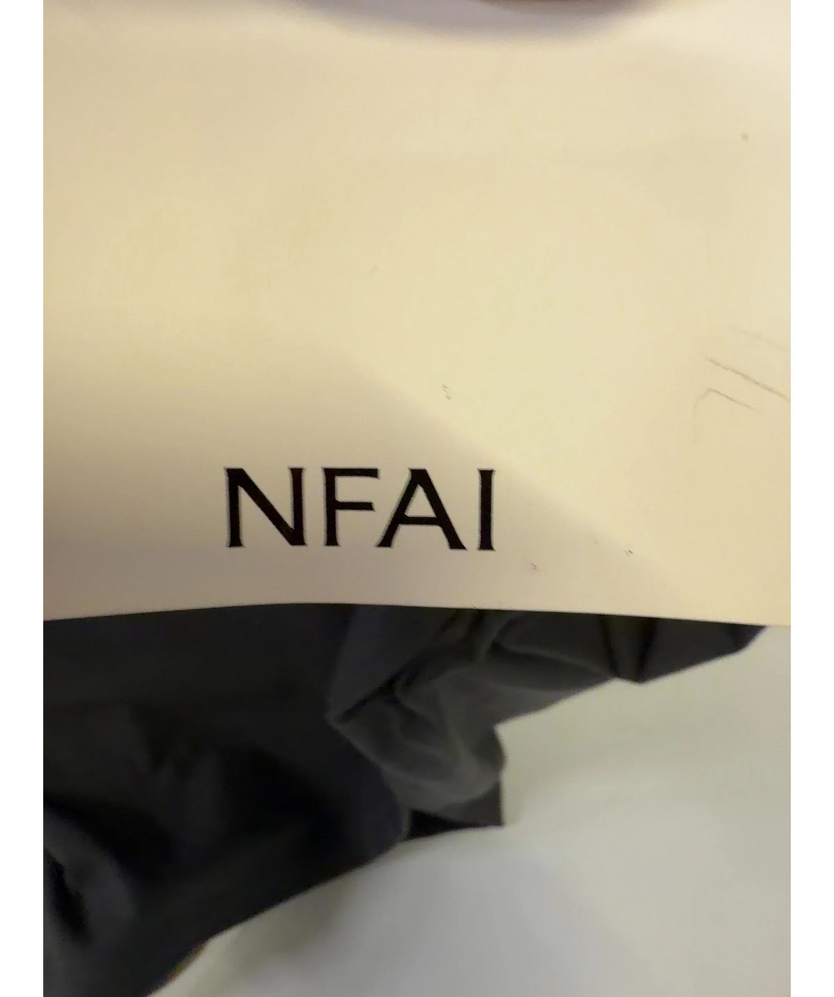 NFAI Black Colour, size UK M — detail