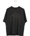 ARCANA Black Heavy Metal T-Shirt, size UK L — front