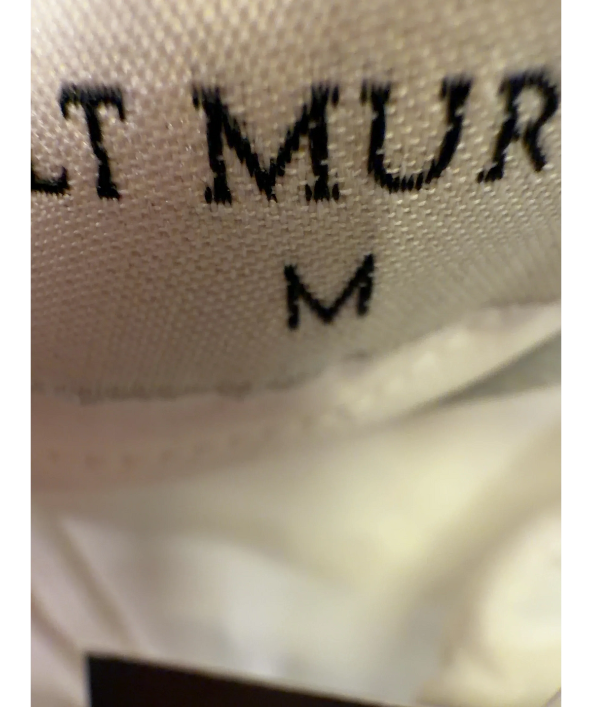 Salt Murphy White Colour, size UK M — care label