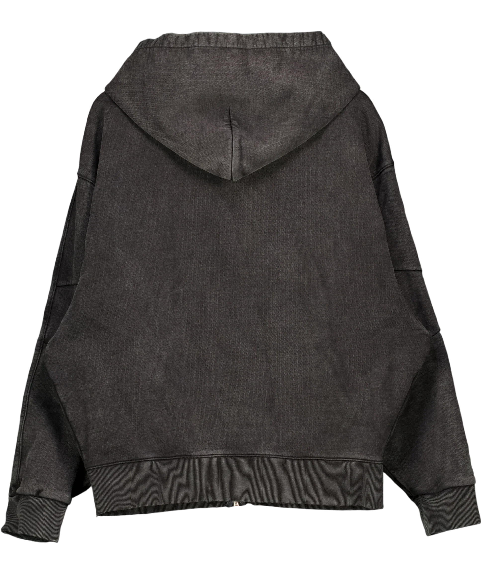 ARCANA Black zip-up hoodie, size UK M/L — back