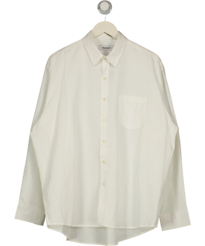 And More White Collared Shirt One Size