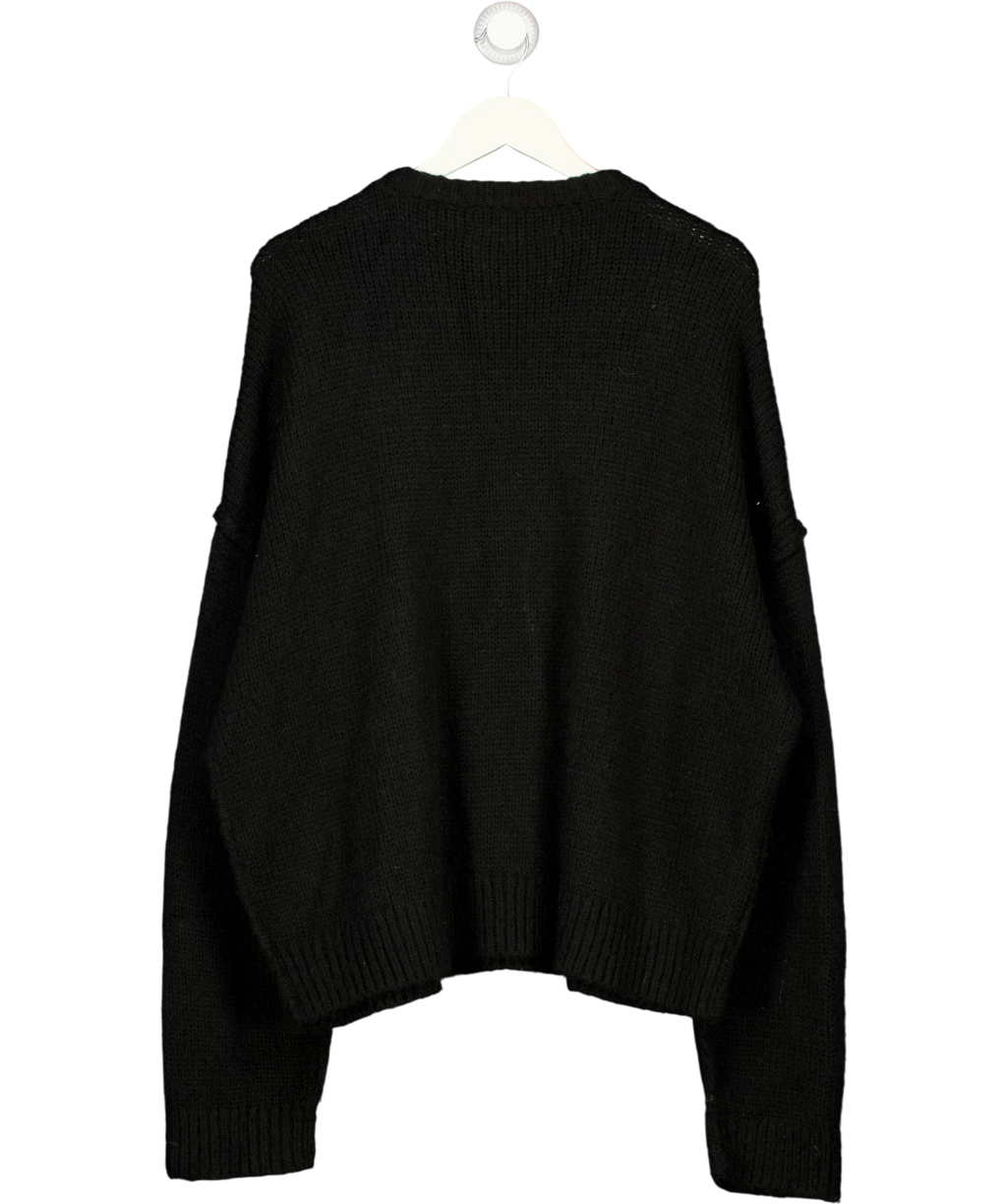 ARCANA Black Ghost Knit sweater, size UK XL — back