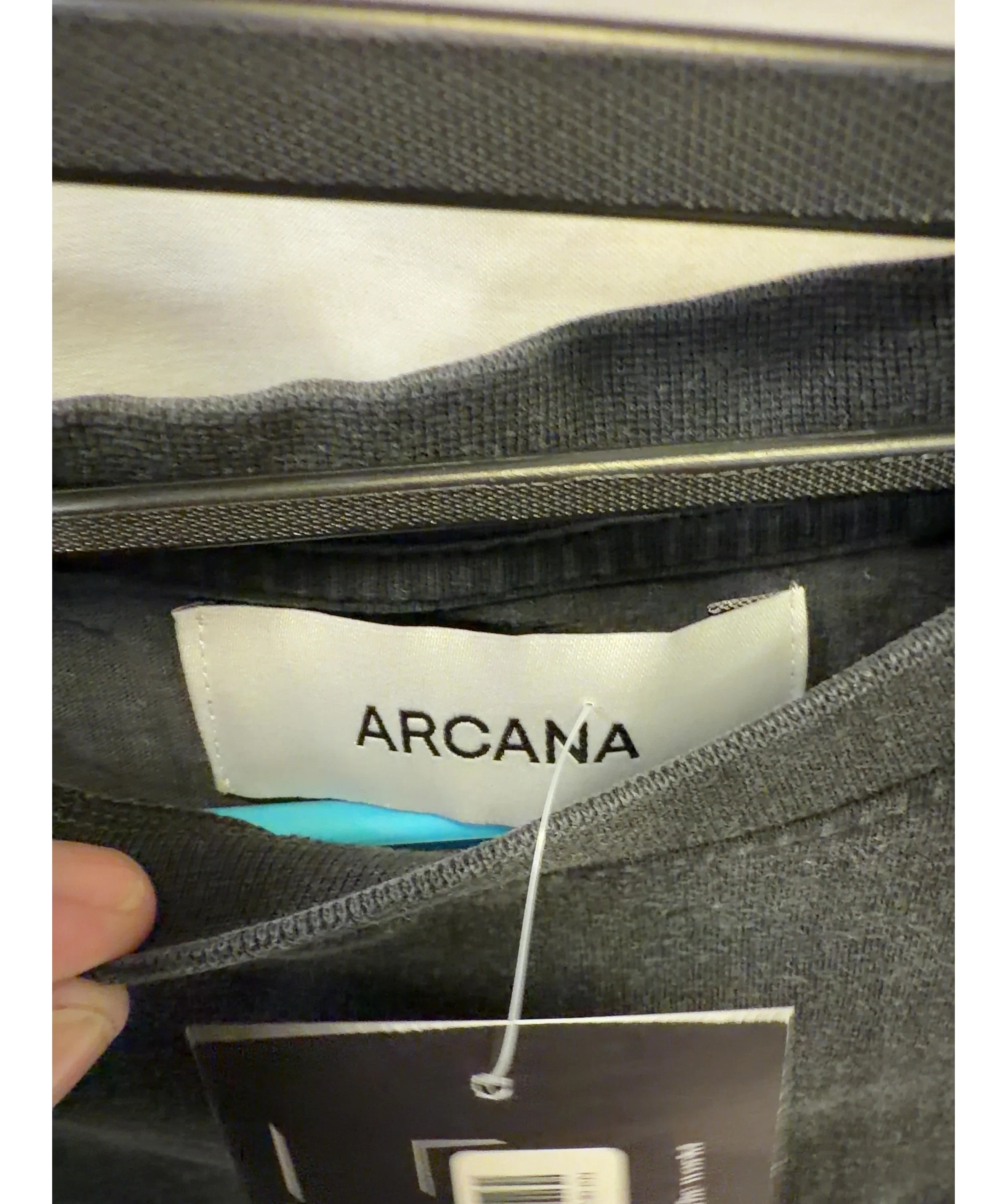 ARCANA black Heavy Metal T-Shirt, size UK M — detail