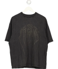ARCANA black Heavy Metal T-Shirt, size UK M — front