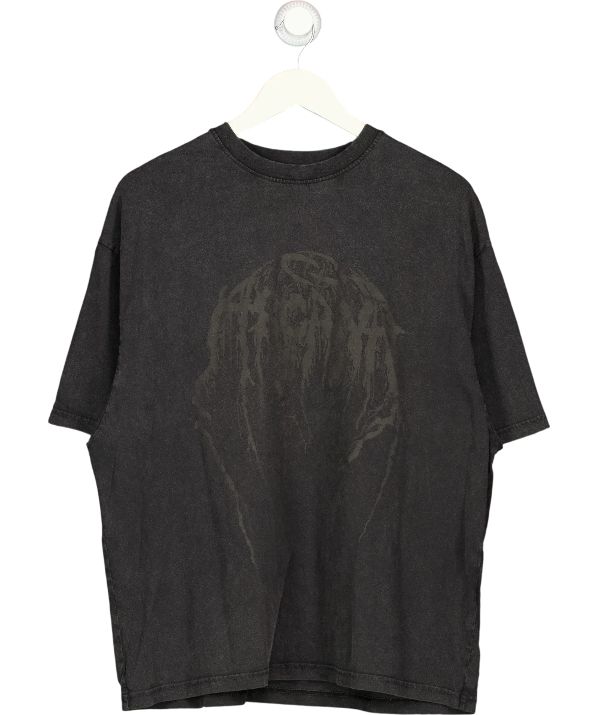 ARCANA black Heavy Metal T-Shirt, size UK M — front