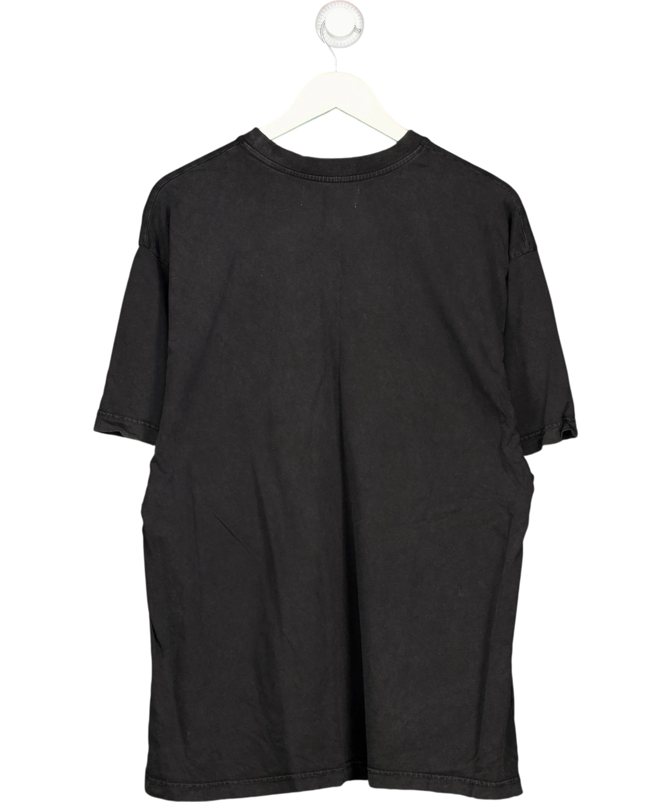 ARCANA Black Black Orbit Oversize T-Shirt, size UK S — back