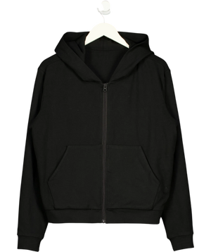 William Look Black Zip Hoodie UK L
