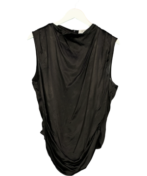 Salt Murphy Black Draped CONNOR SLEEVELESS Top UK M