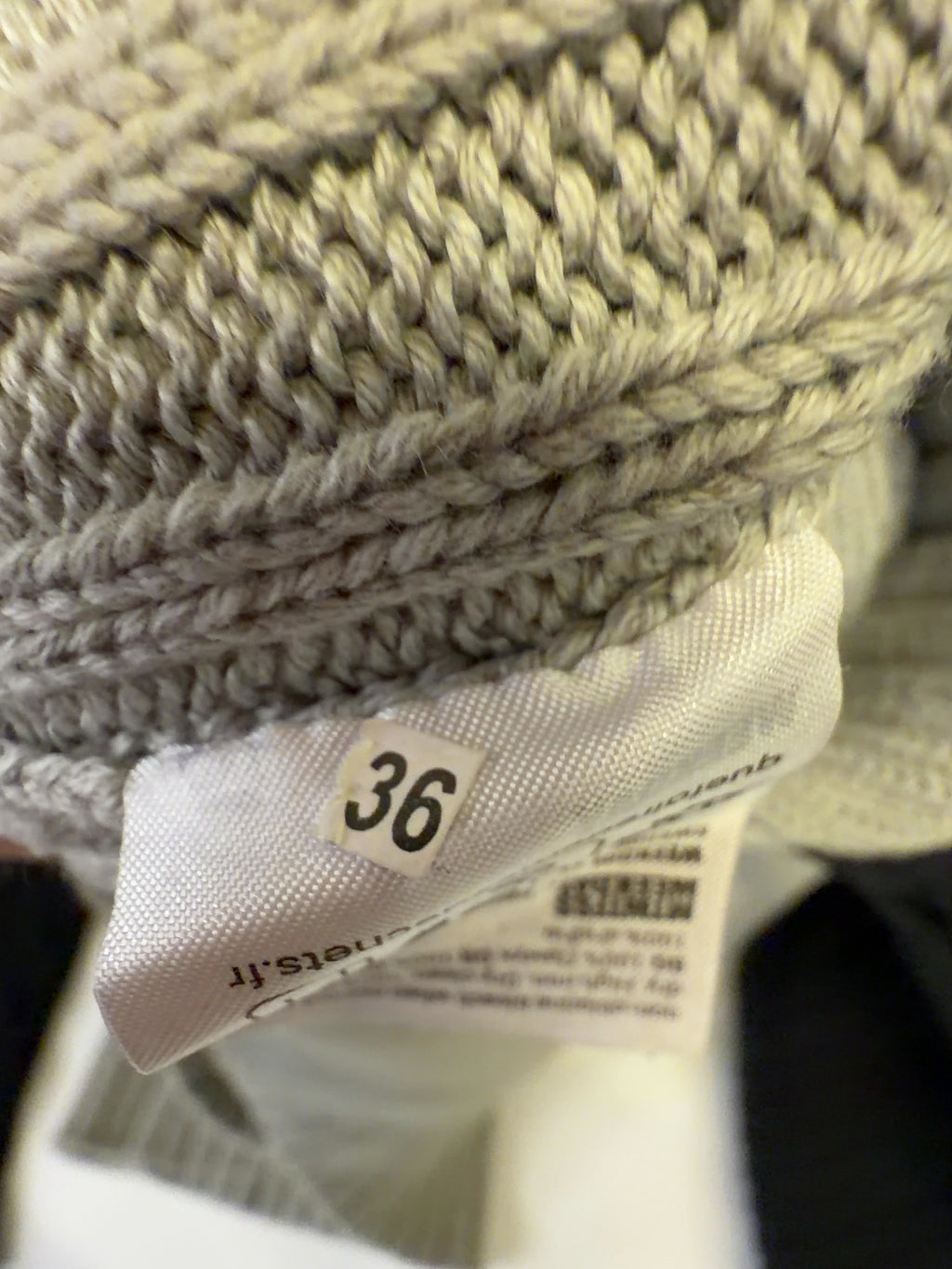 Weekday Beige Colour, size UK M — care label