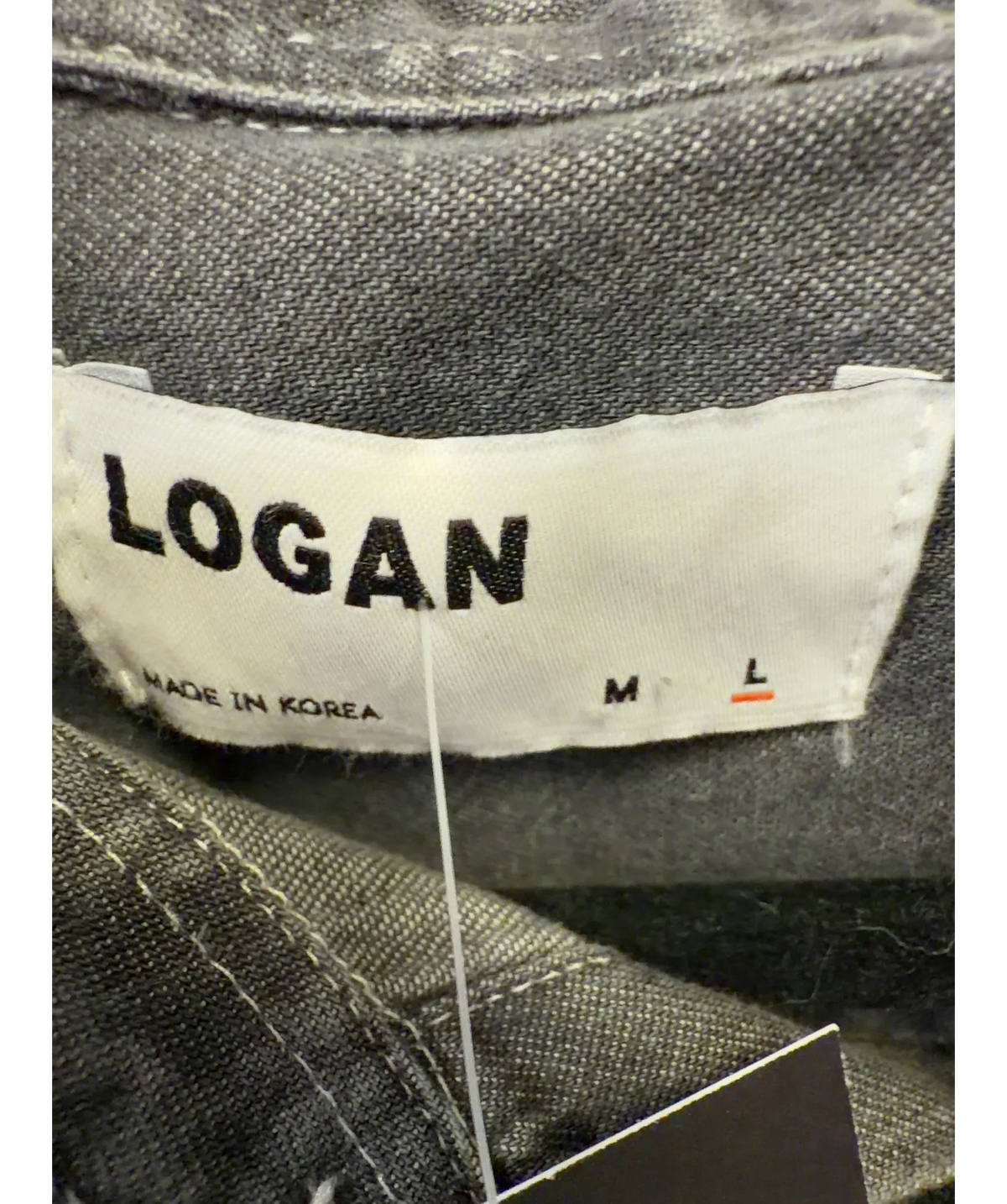 LOGAN Grey Colour, size UK L — detail