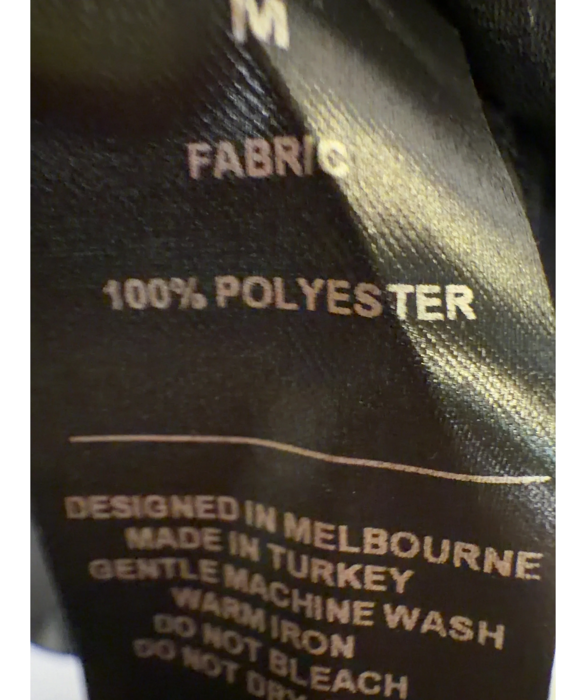 Salt Murphy Black Colour, size UK M — label