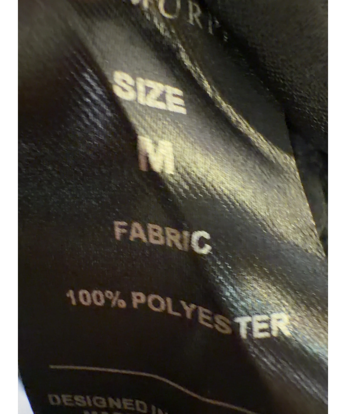 Salt Murphy Black Colour, size UK M — care label