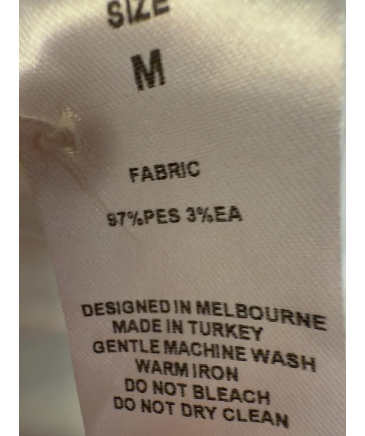 Salt Murphy White Colour, size UK M — label