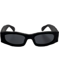 CamperLab Black Hirmu Black Acetate Sunglasses — front