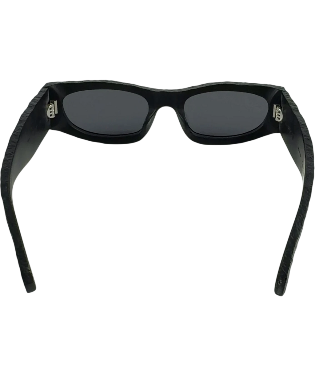 CamperLab Black Hirmu Black Acetate Sunglasses — back