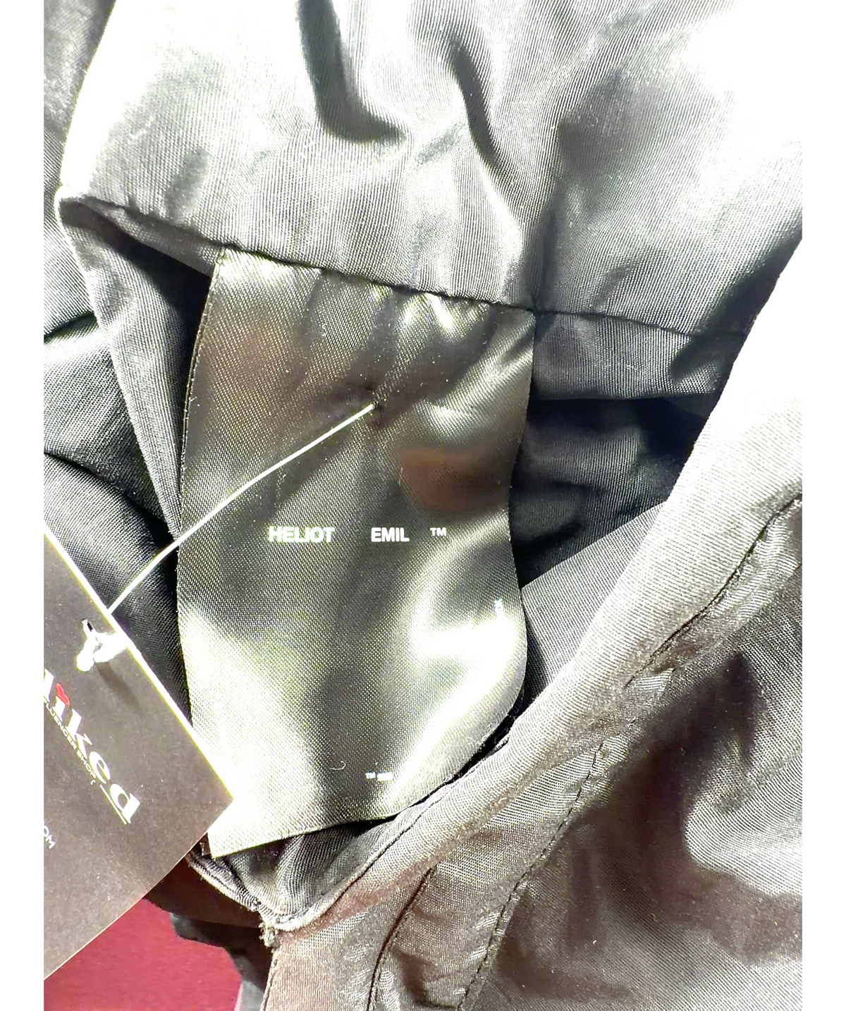 HELIOT EMIL Black Rivulet Bandana — detail