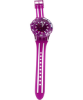 Swatch Purple Swatch Scubaqua Flower Hat Purple Fuchsia Quartz Watch SSCU09P100 — front
