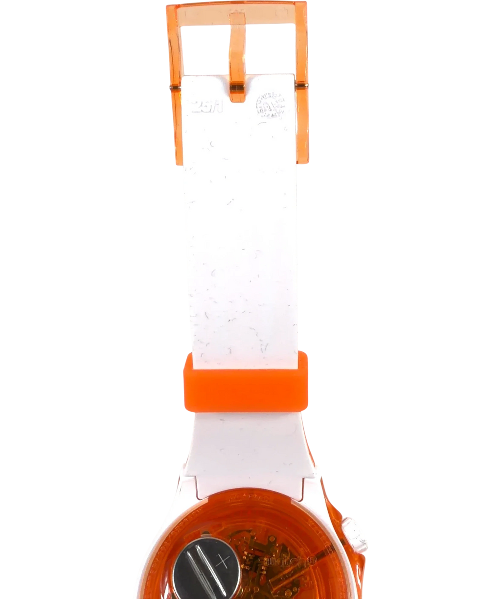 Swatch Orange Swatch Scuba Pacific Sea Nettle Orange Sport Watch — front