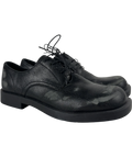CamperLab Black MIL 1978 Black leather shoes, size UK 8 EU 42 👞 — front